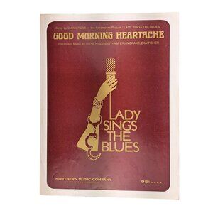 Vintage Good Morning Heartache Lady Sings The Blues Sheet Music 1945 Diana Ross